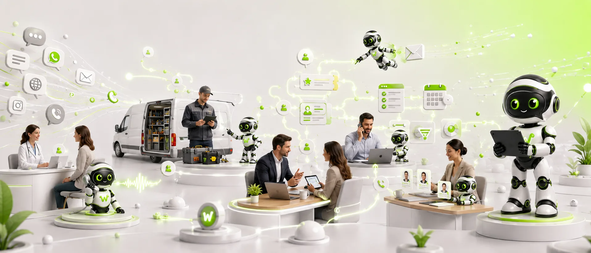 Wortfluss-Roboter verbinden Kommunikation und Prozesse für Steuerberater